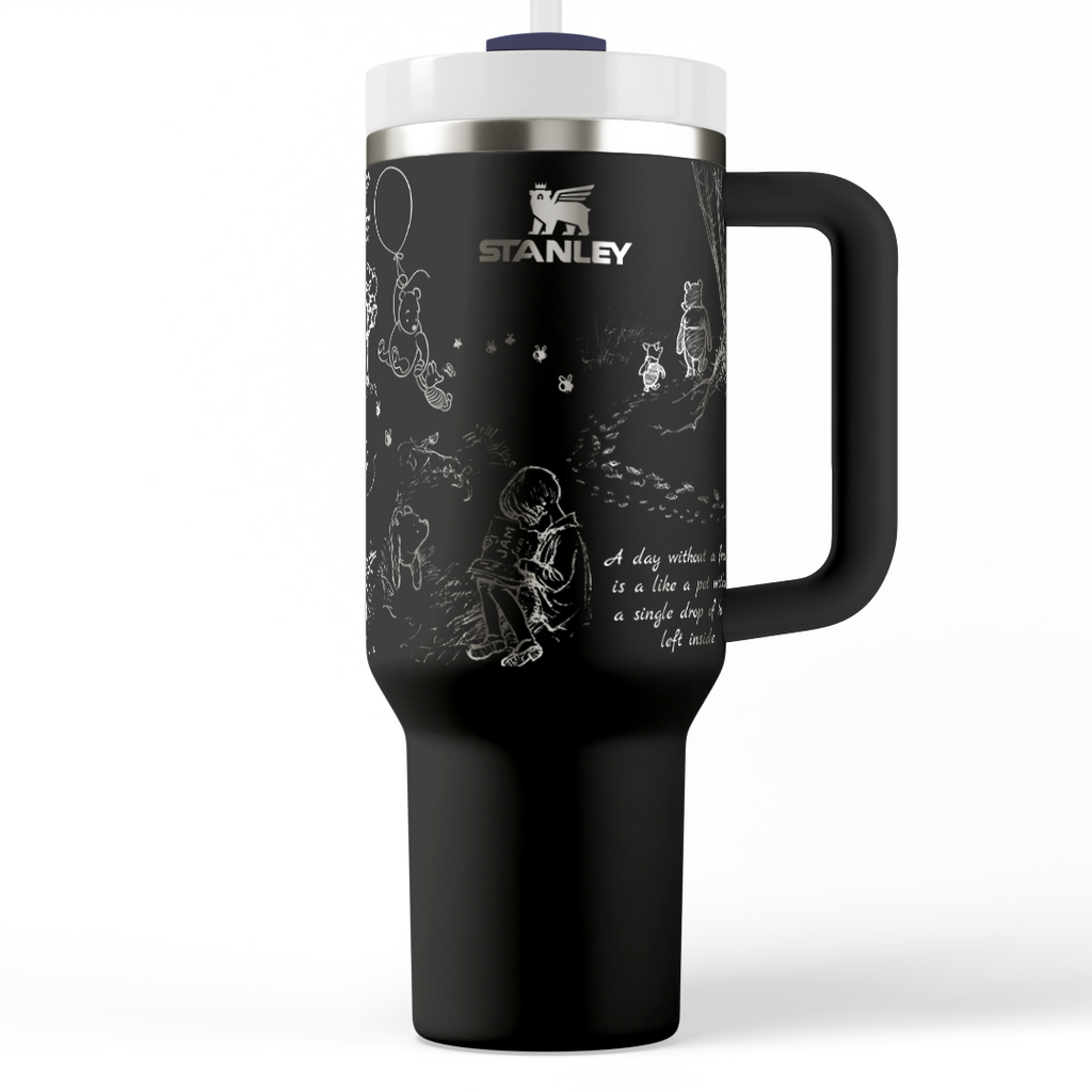Retro Honey Bear Laser Engraved Stanley Tumbler