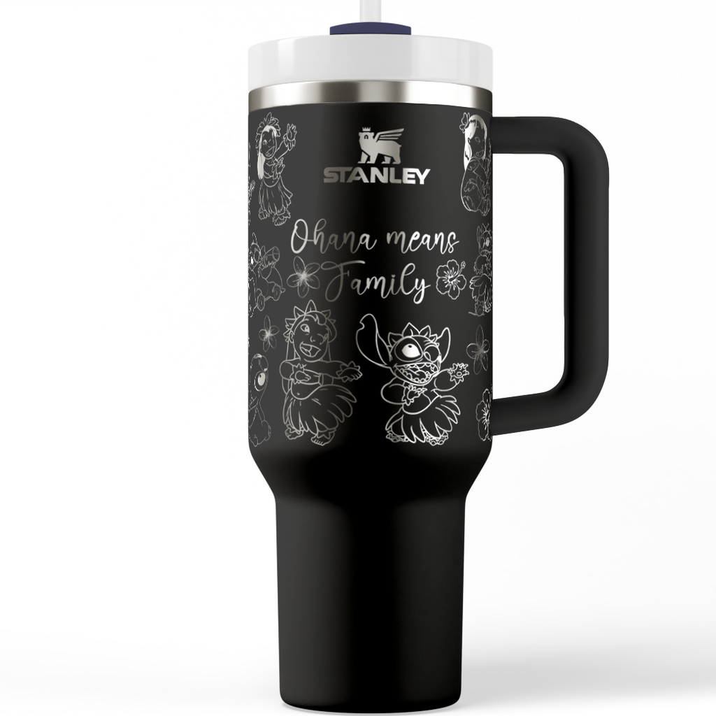 Hawaiian Pet Laser Engraved Stanley Tumbler