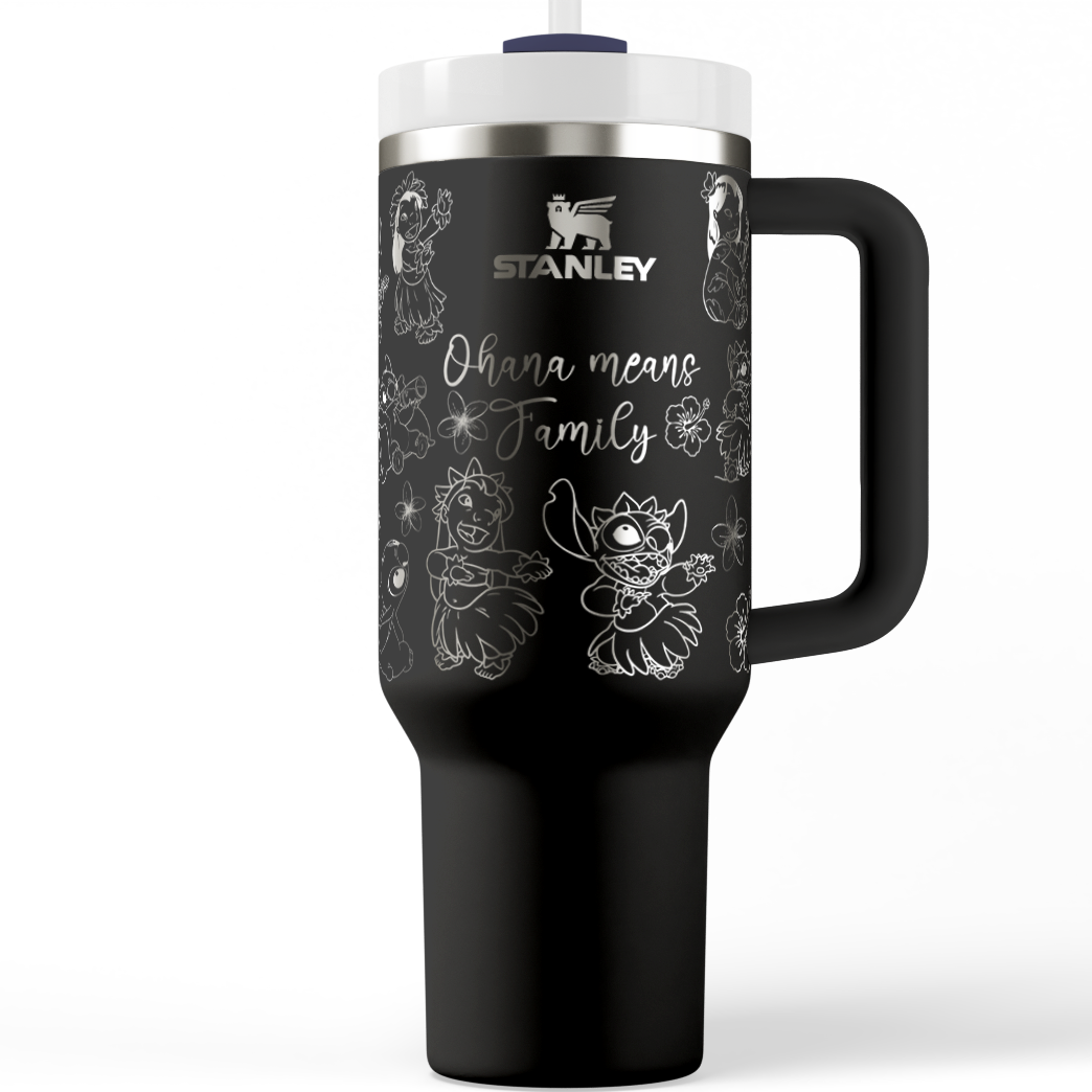 Hawaiian Pet Laser Engraved Stanley Tumbler
