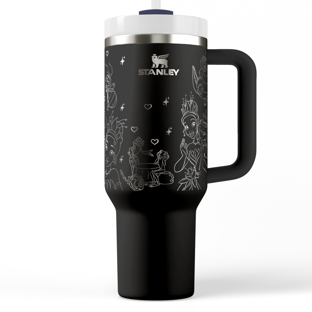 Tiana Laser Engraved Stanley Tumbler