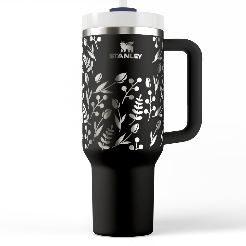 Tulips Stanley Engraved Tumbler