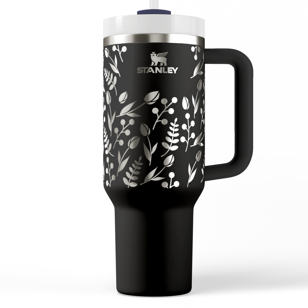 Tulips Stanley Engraved Tumbler