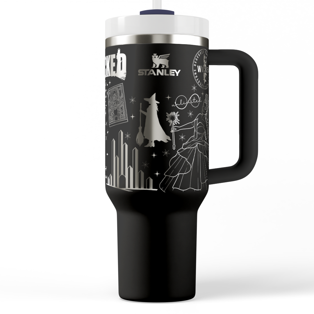 Bad Witch Stanley Engraved Tumbler