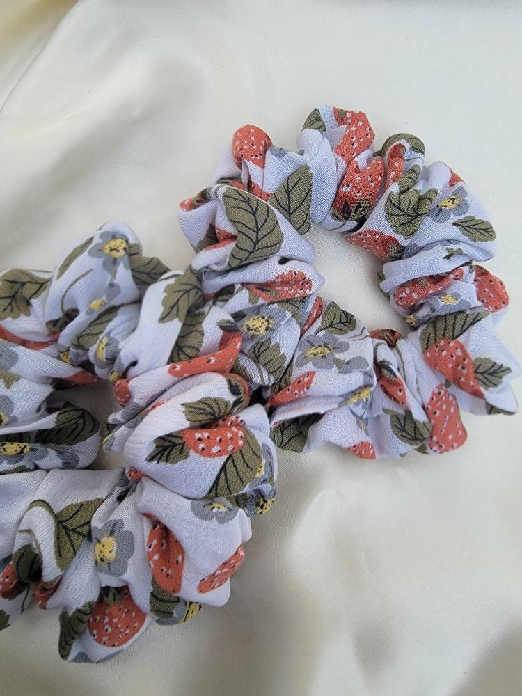 Strawberry Fields Oversized Scrunchie