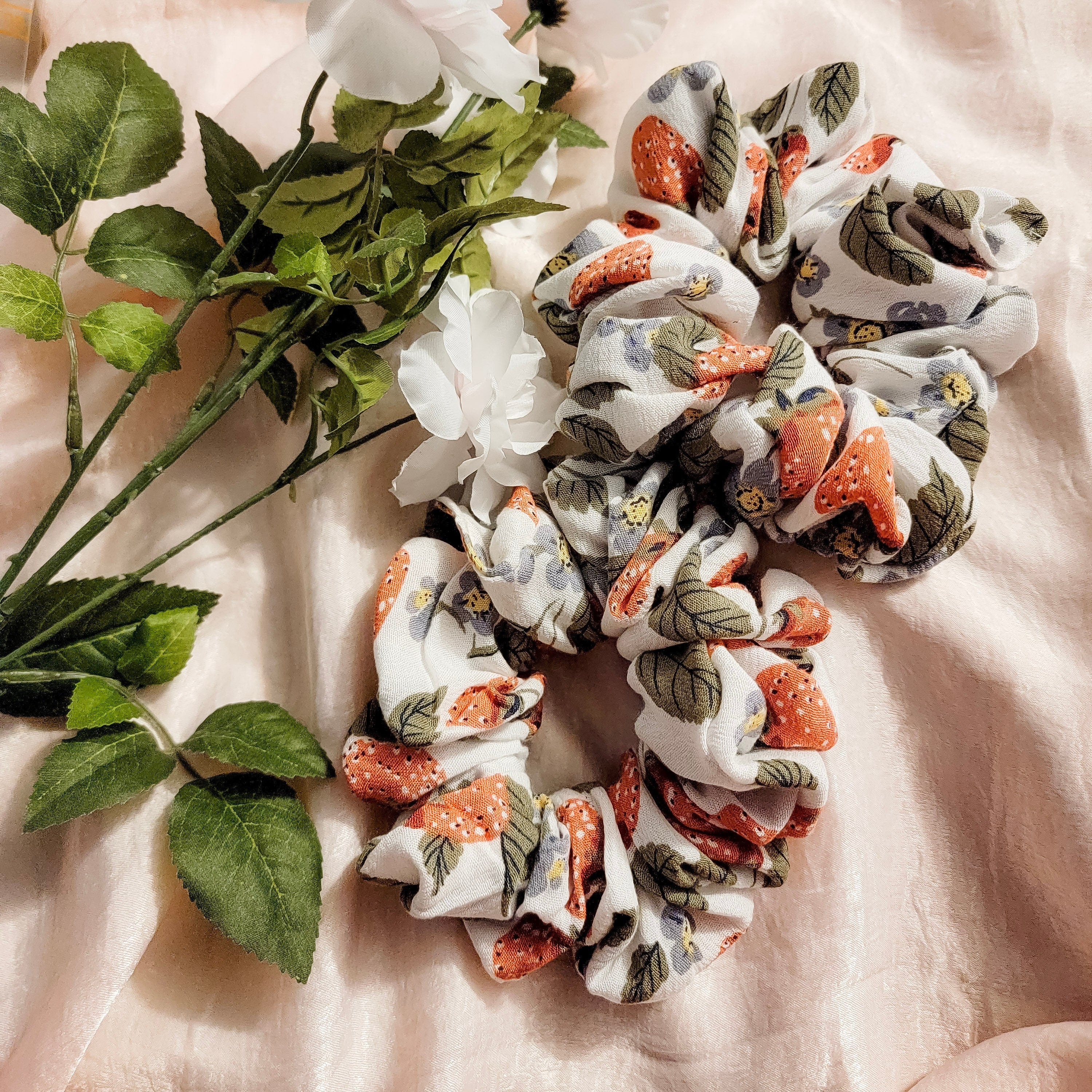 Strawberry Fields Oversized Scrunchie