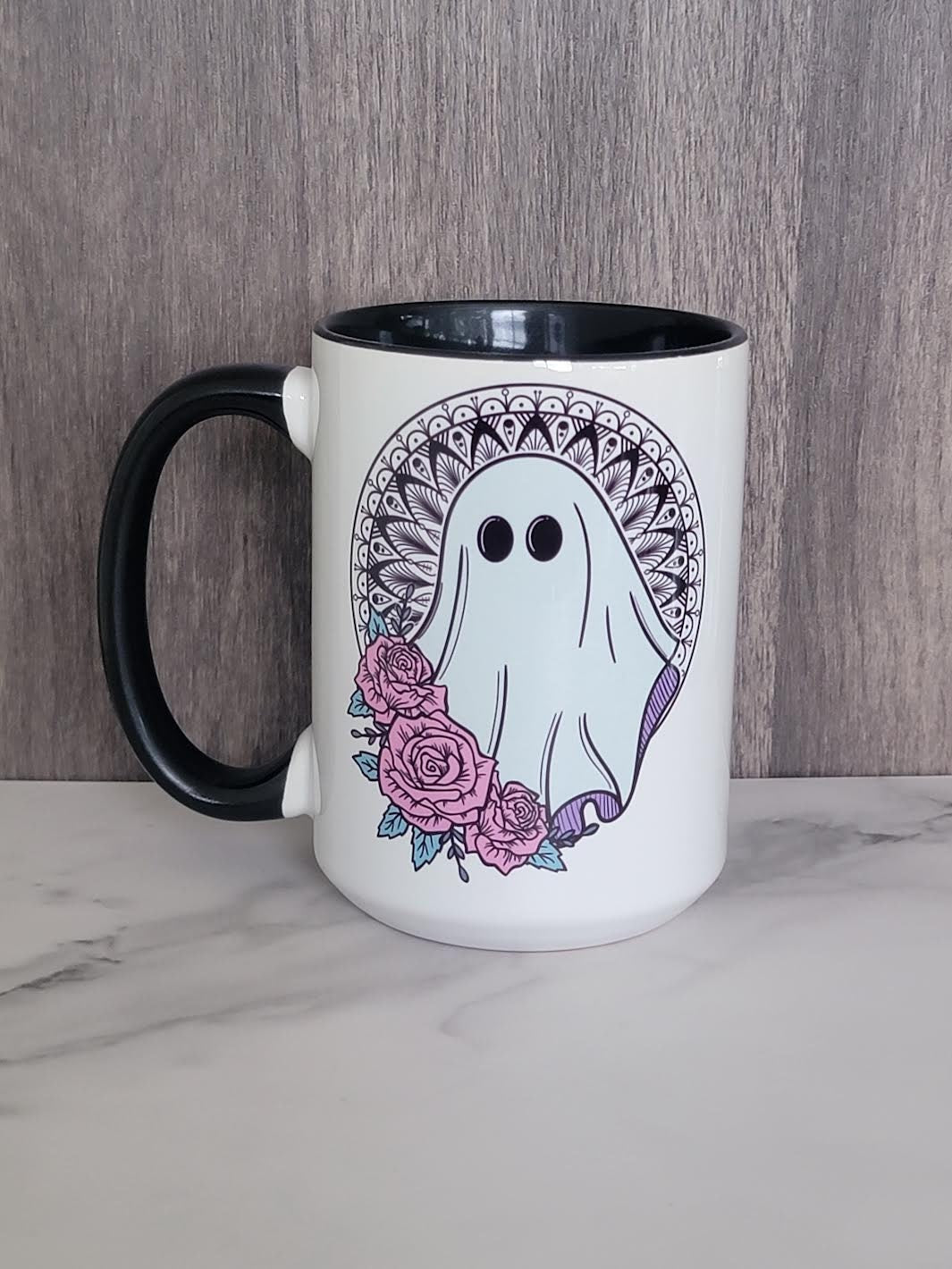 Floral Ghost Mug