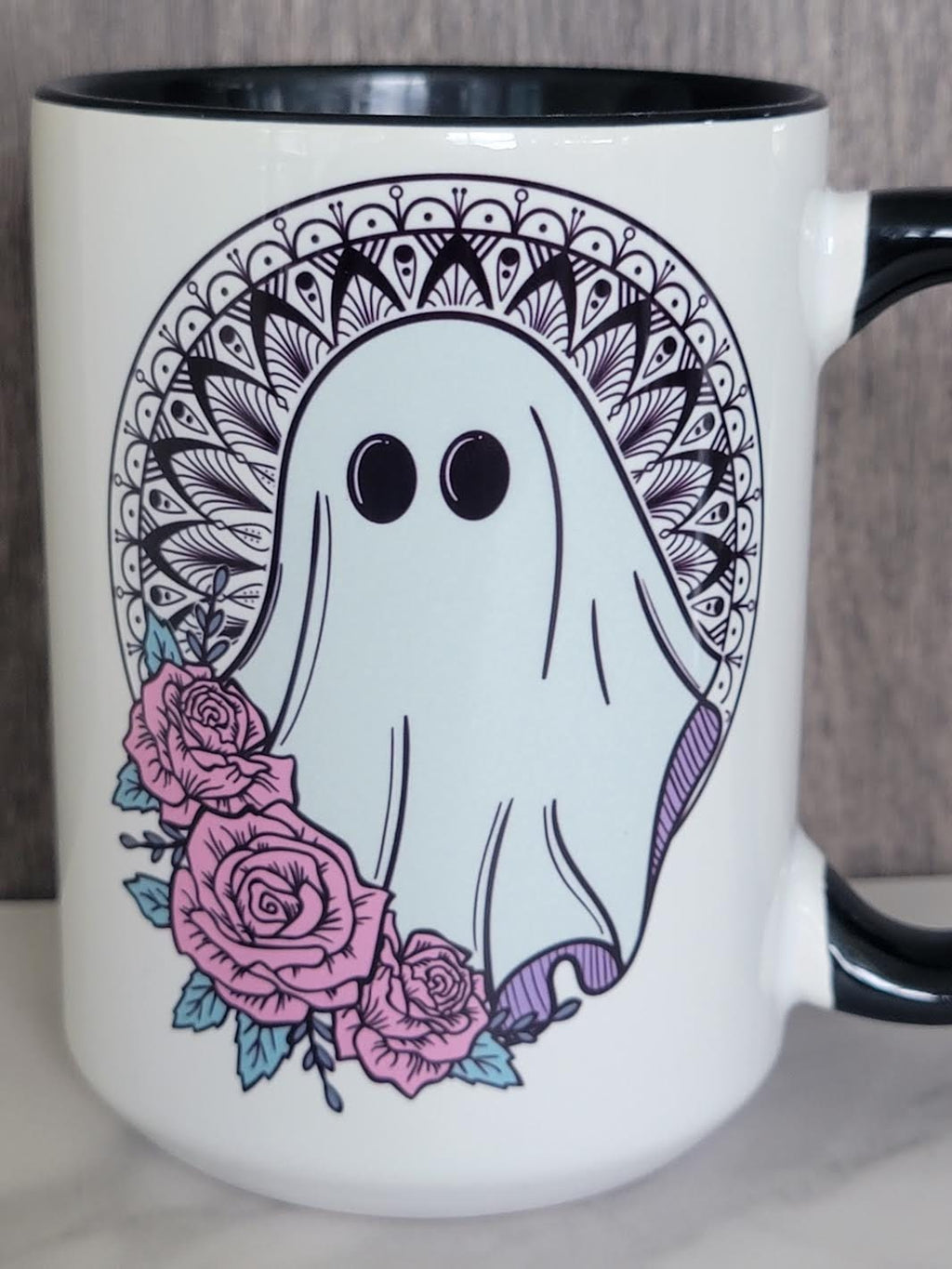 Floral Ghost Mug
