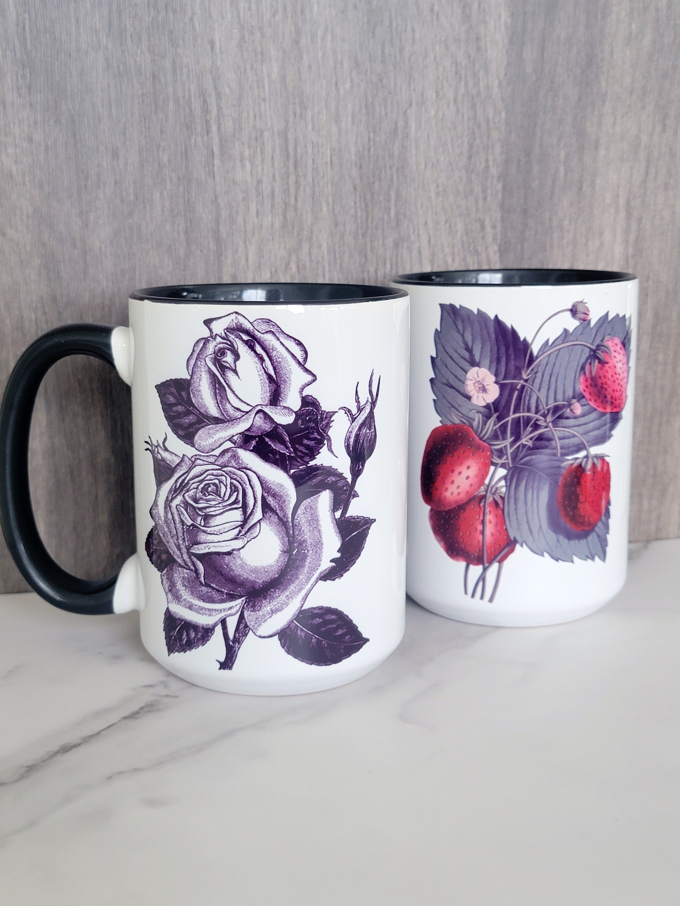 Vintage Strawberry Mug