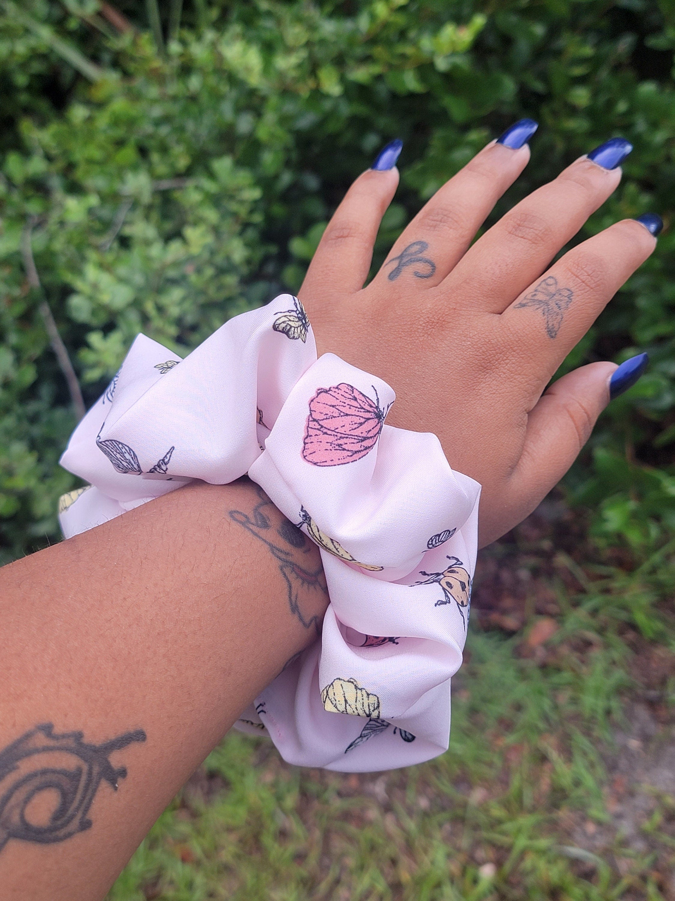 Pastel Insects Mini Scrunchie