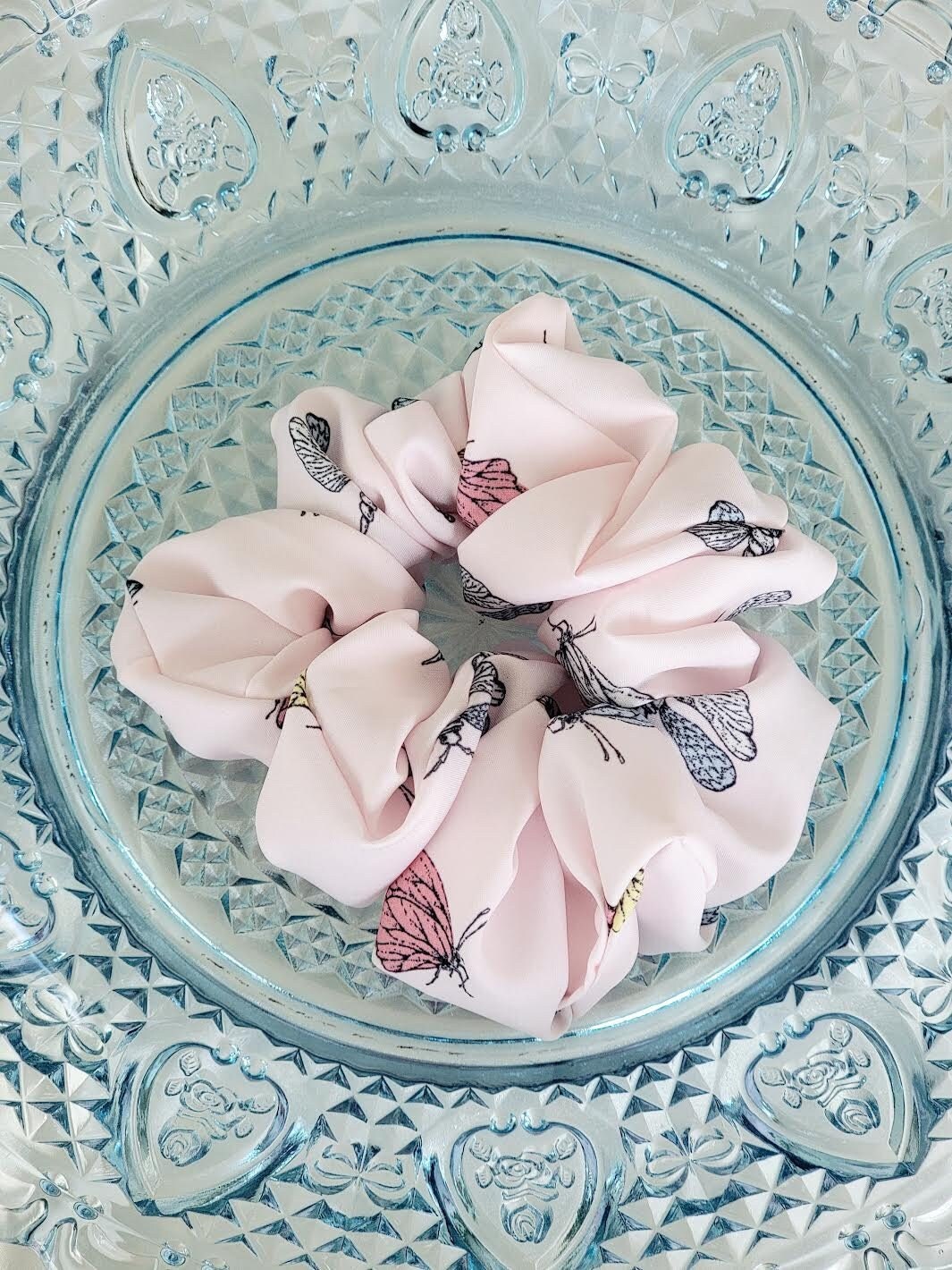 Pastel Insects Mini Scrunchie