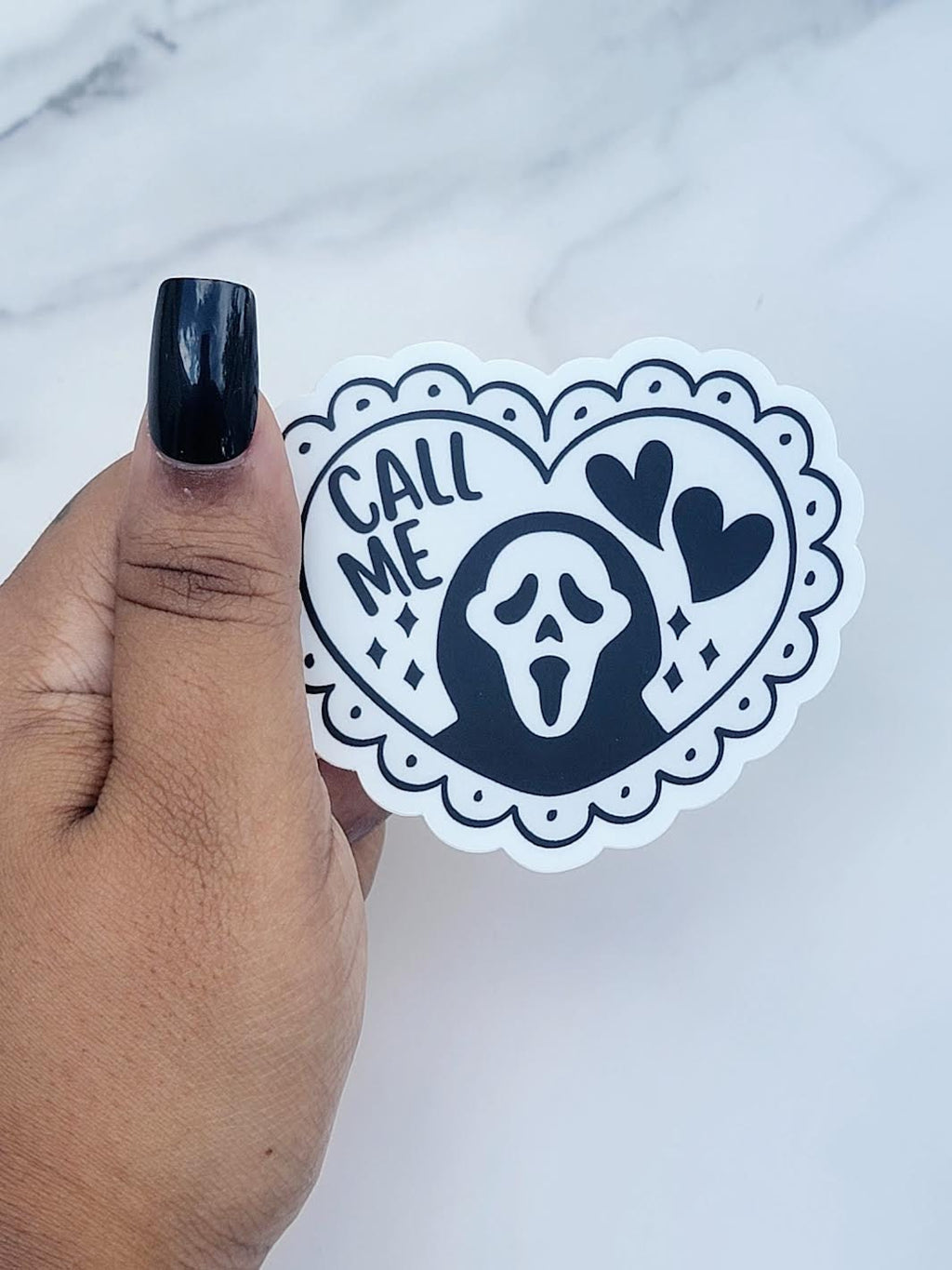 Ghost "Call Me" Sticker