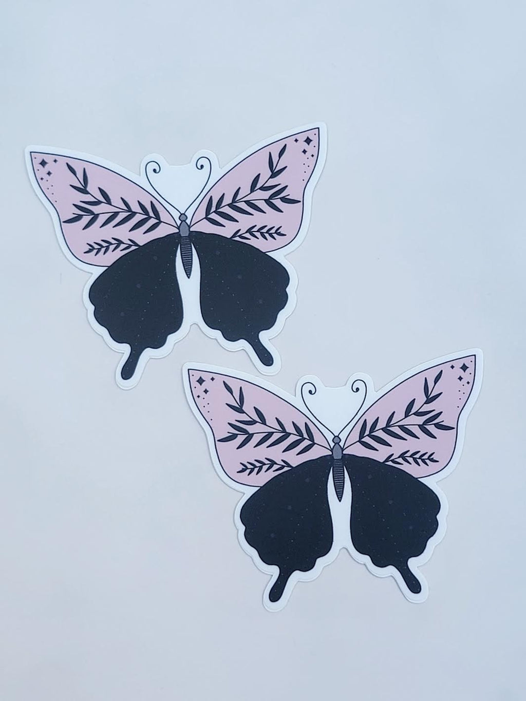 Purple Butterfly Sticker