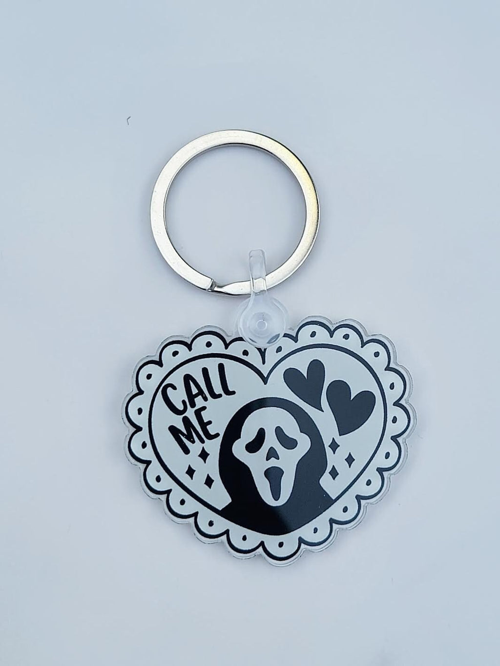 Ghost "Call Me" Keychain