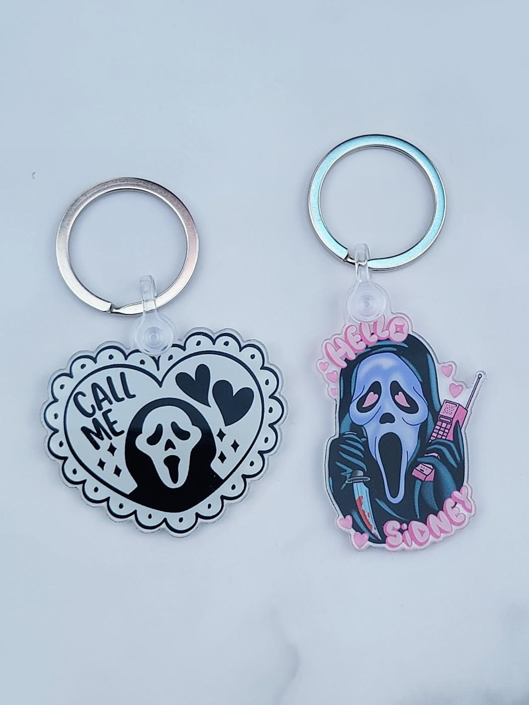 Ghost "Call Me" Keychain