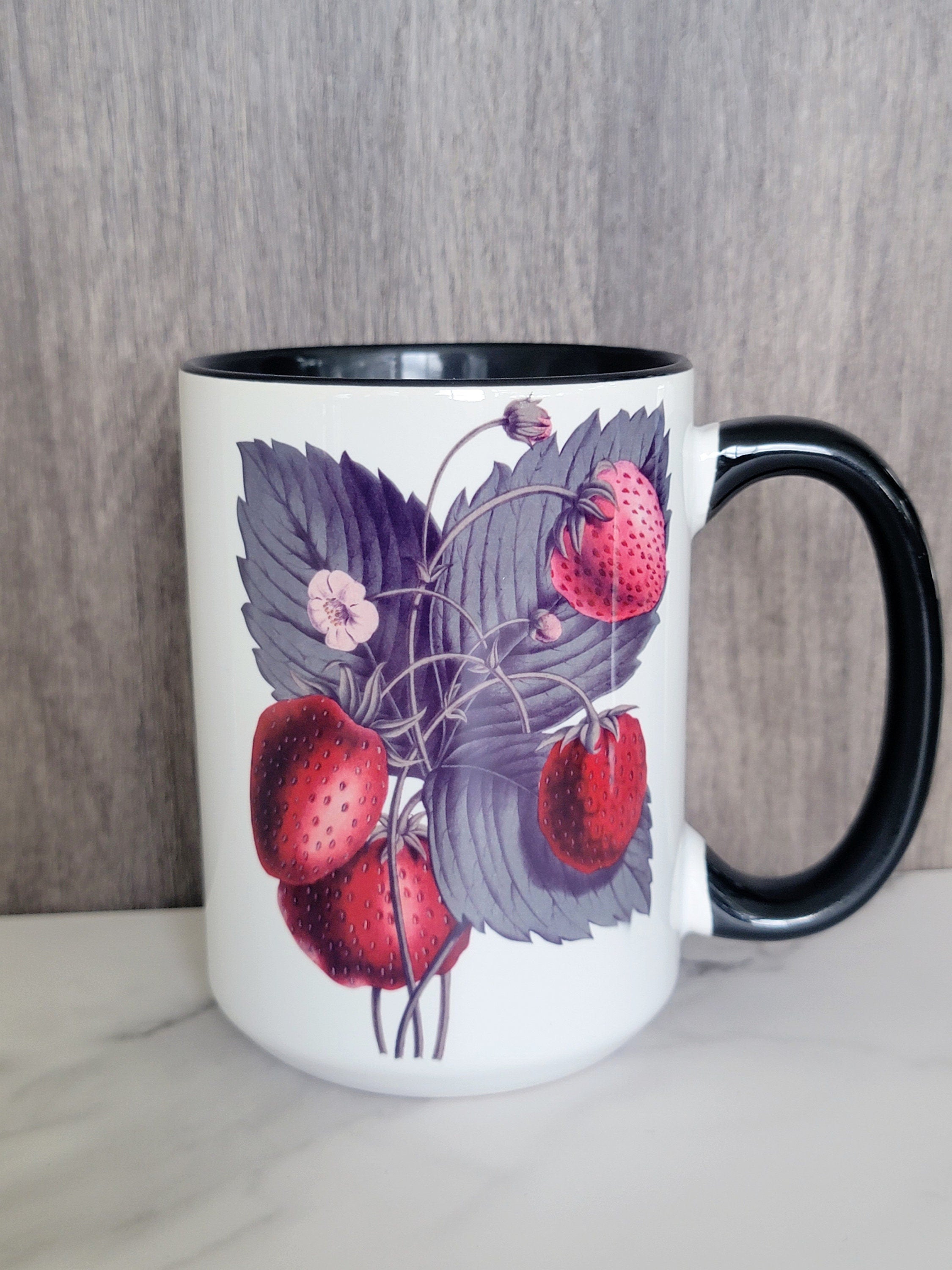 Vintage Strawberry Mug