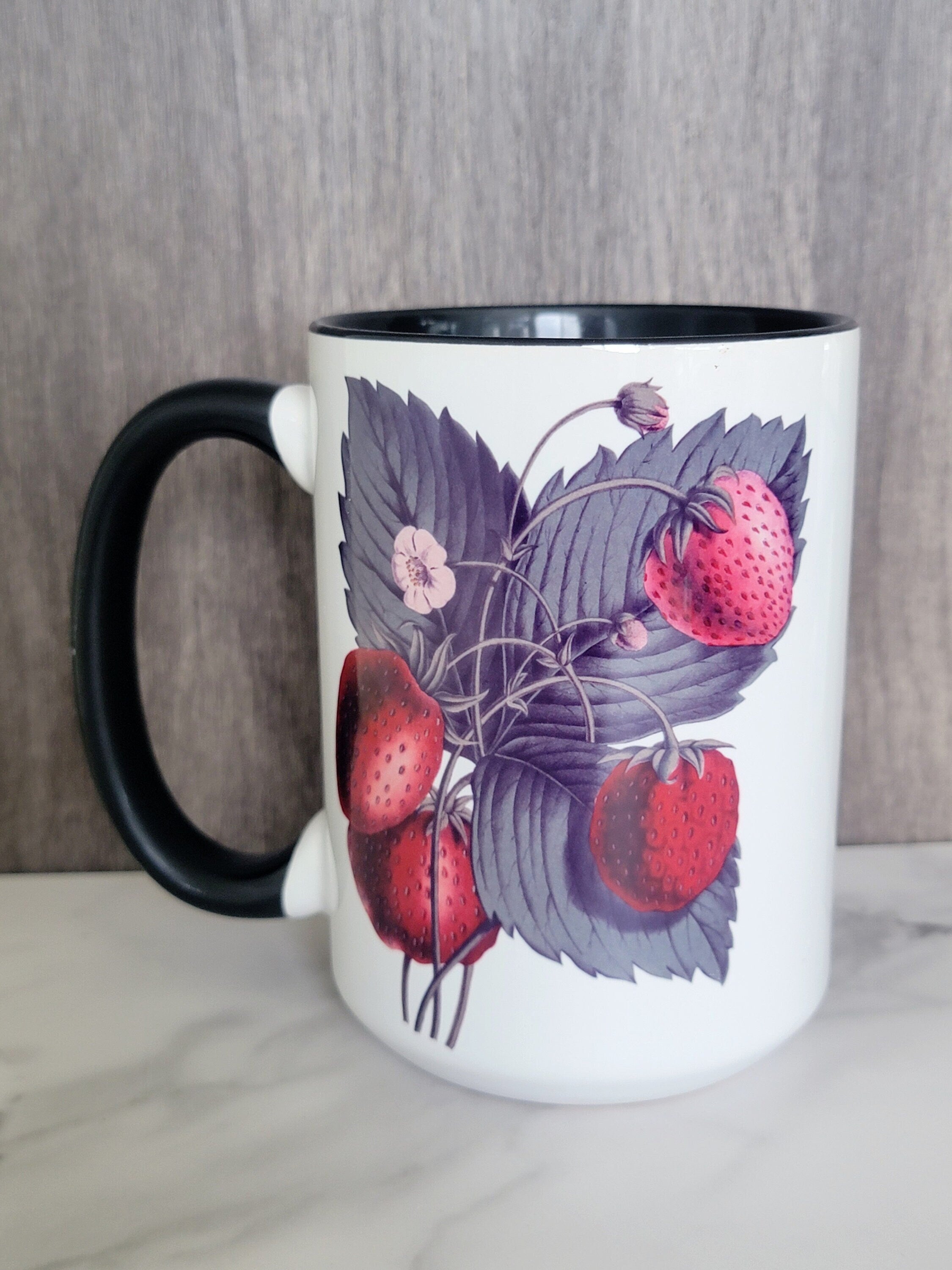 Vintage Strawberry Mug