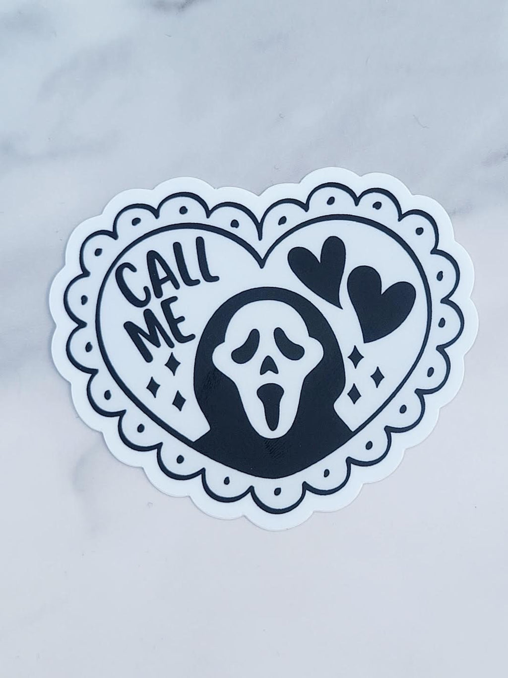 Ghost "Call Me" Sticker