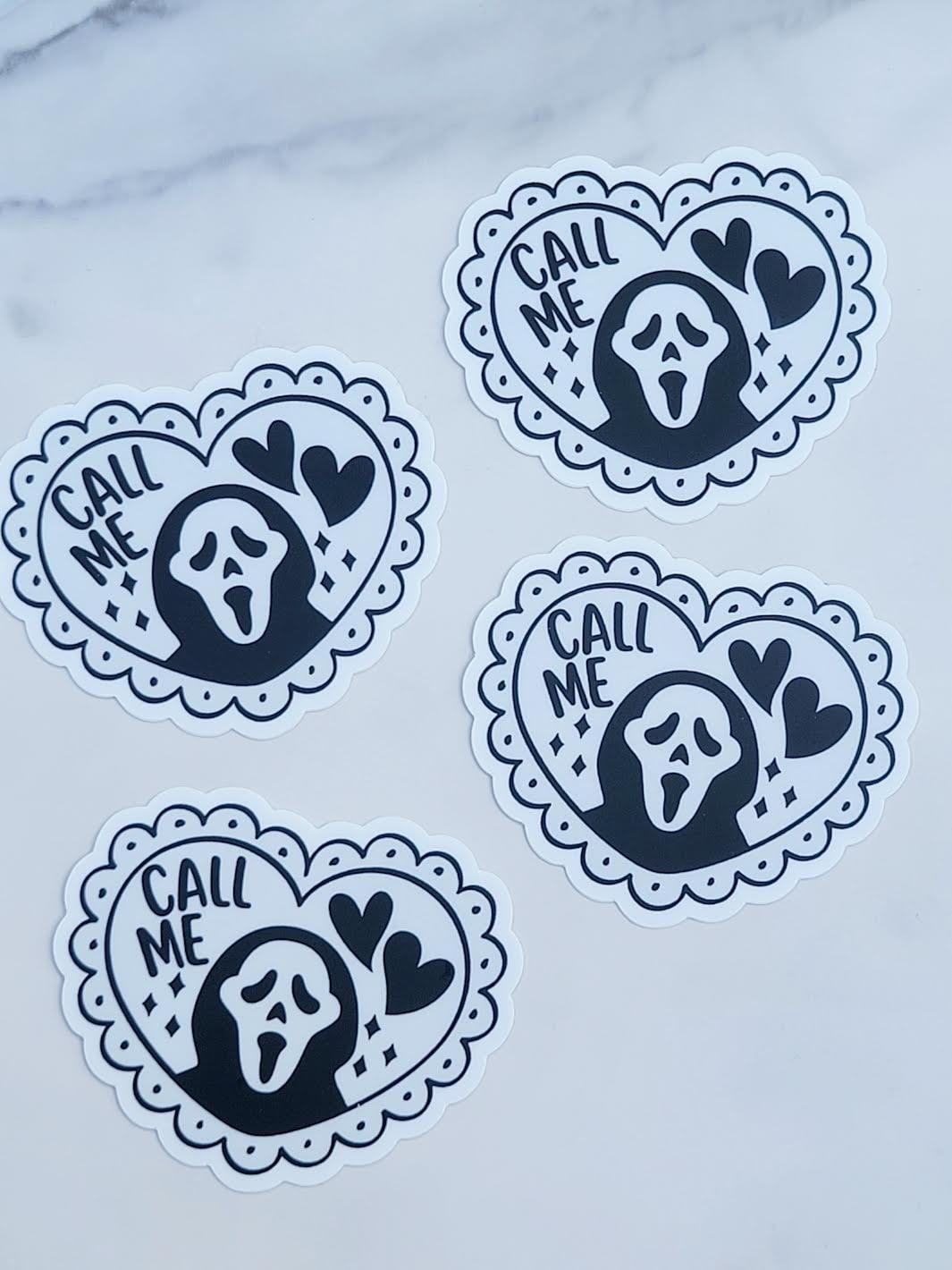 Ghost "Call Me" Sticker
