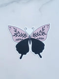 Purple Butterfly Sticker
