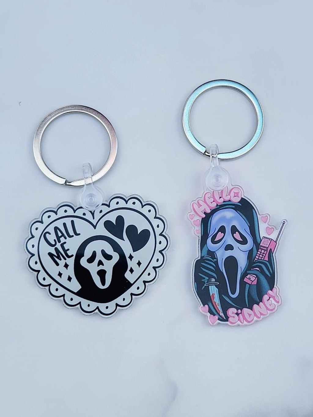Ghost "Hello Sidney" Keychains