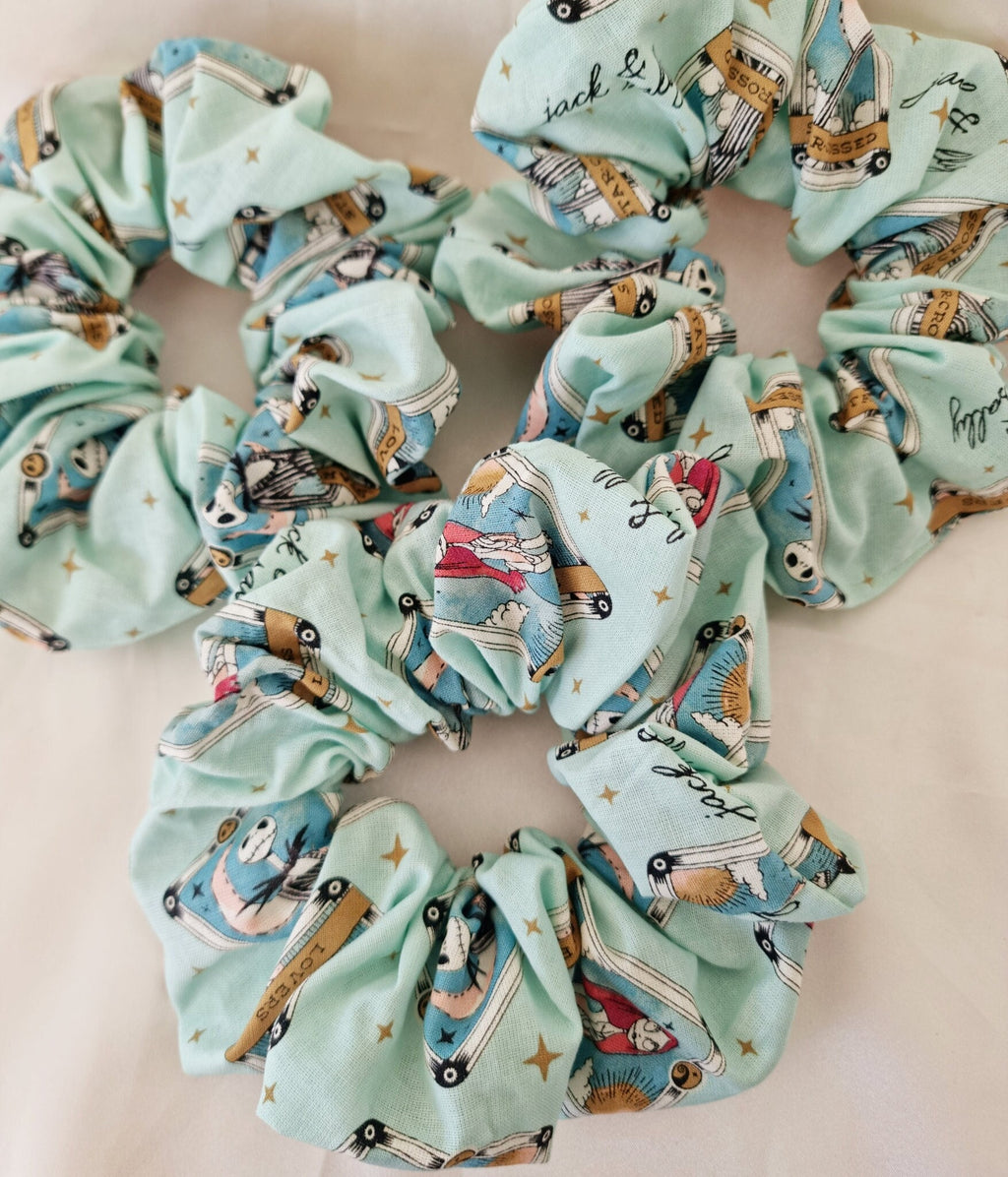 Tarot Pumpkin King & Queen Oversized Scrunchie