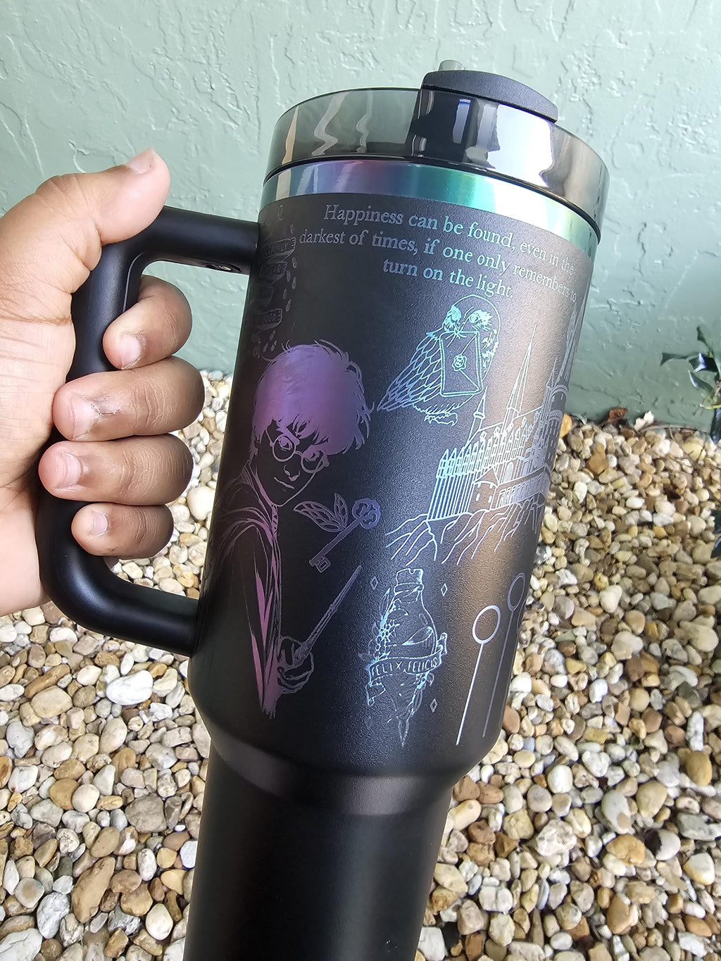 Wizard Laser Engraved Stanley Tumbler