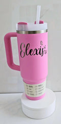 Butterfly Name Engraved Tumbler