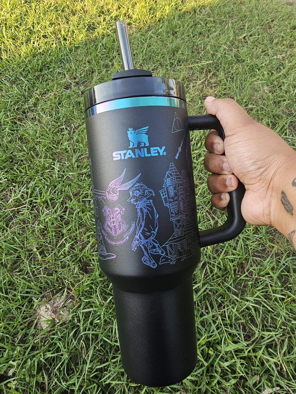 Wizard Laser Engraved Stanley Tumbler