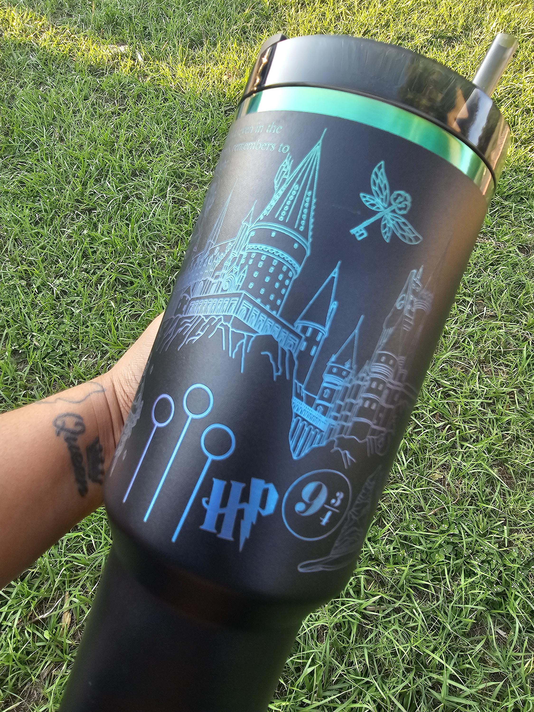 Wizard Laser Engraved Stanley Tumbler