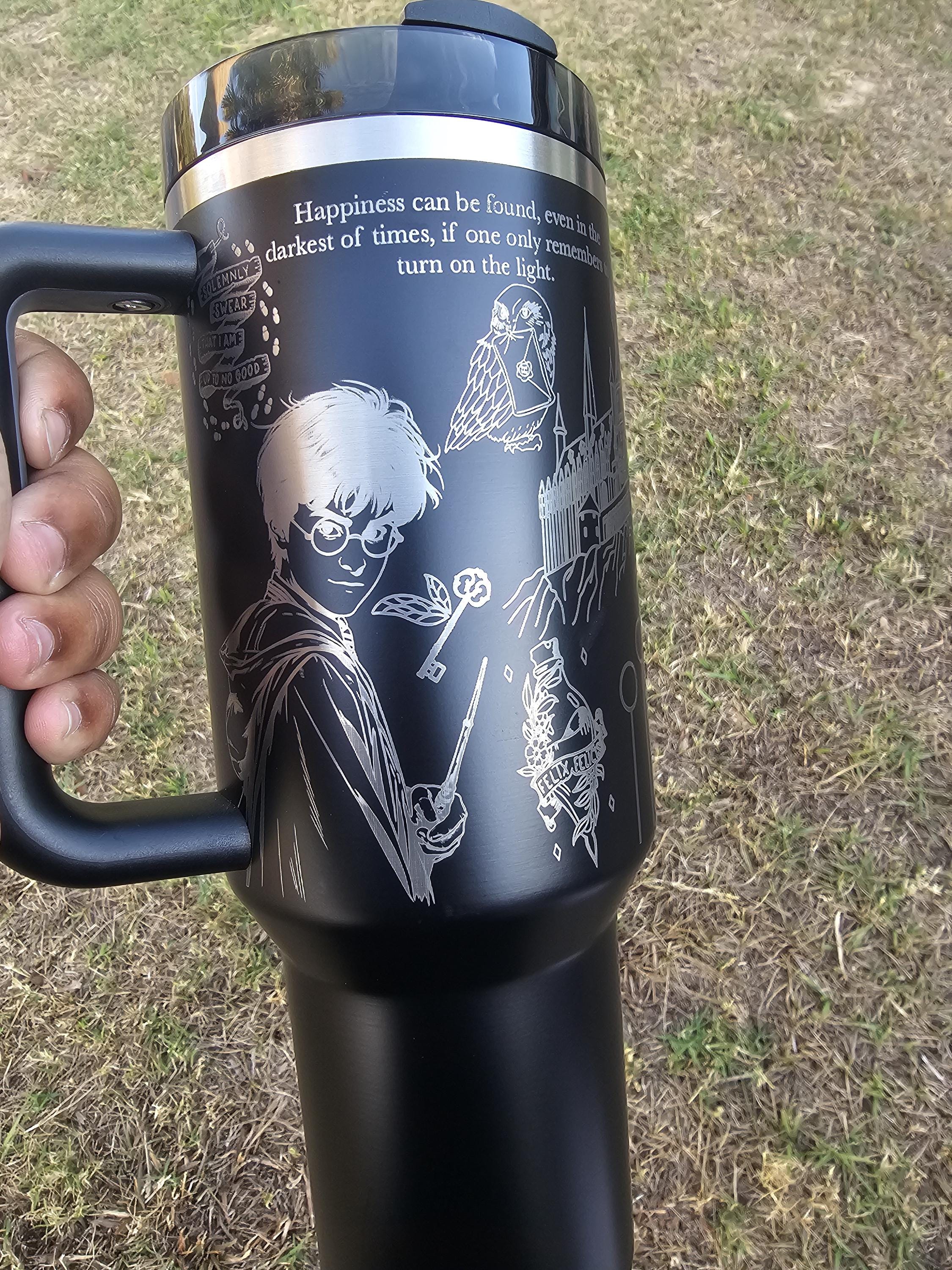 Wizard Laser Engraved Stanley Tumbler
