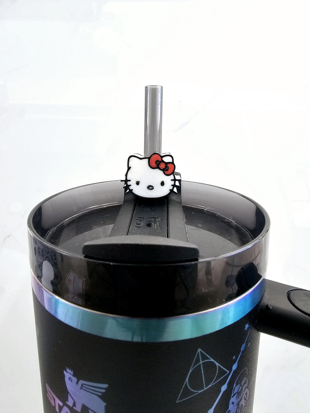 Kitty Stanley Tumbler Straw Topper