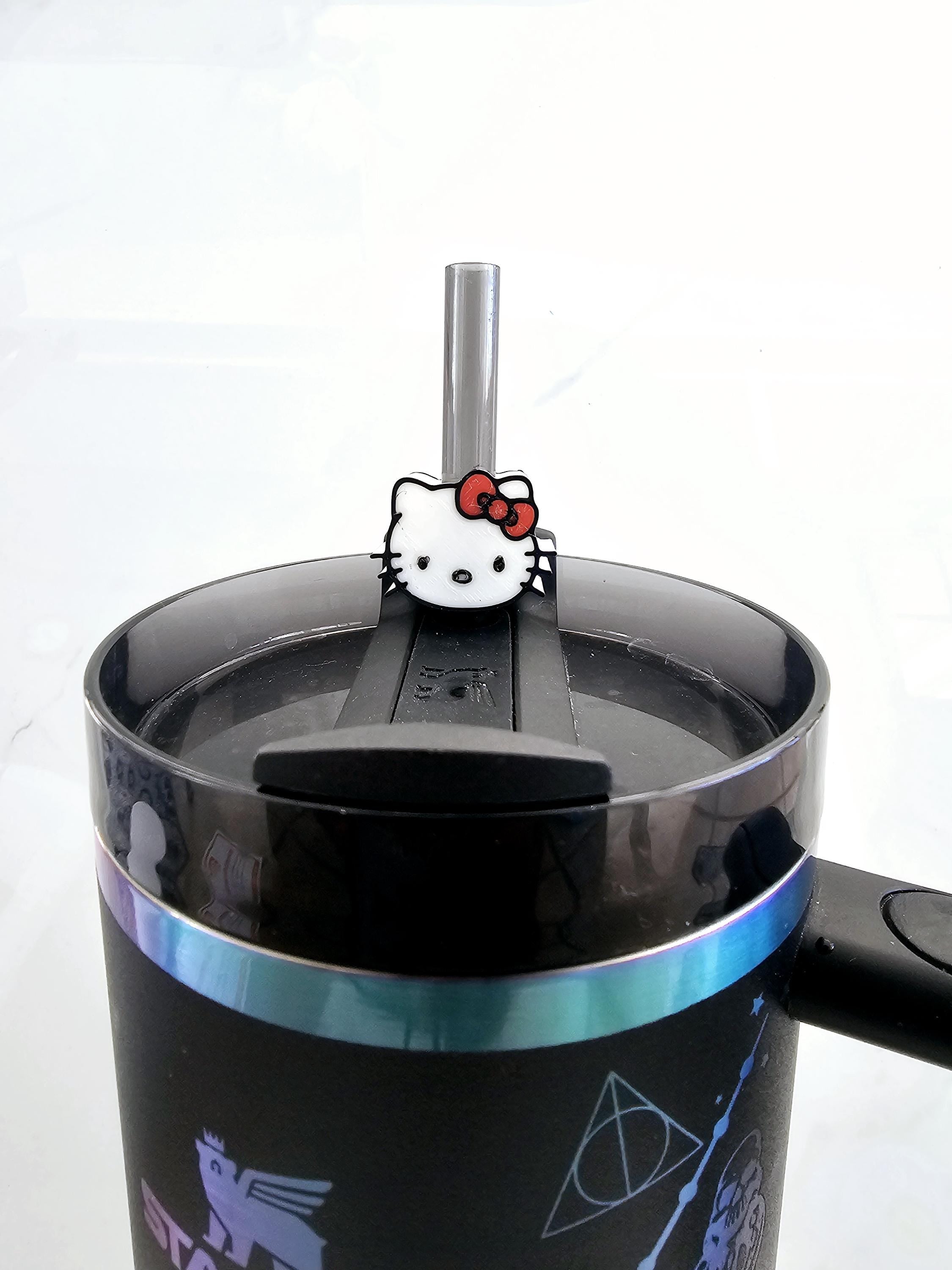 Kitty Stanley Tumbler Straw Topper
