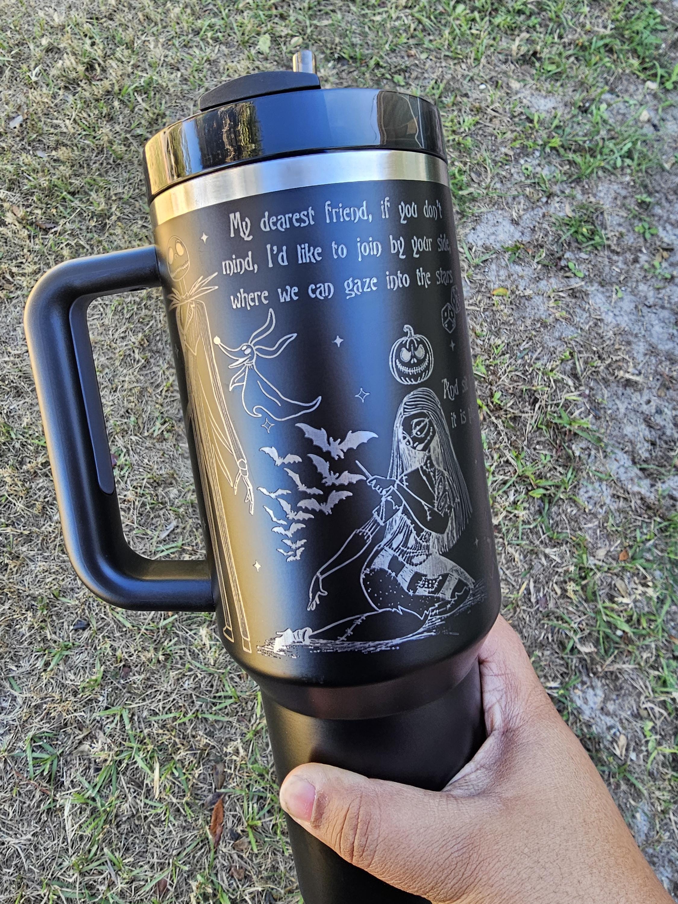 Pumpkin King Laser Engraved Stanley