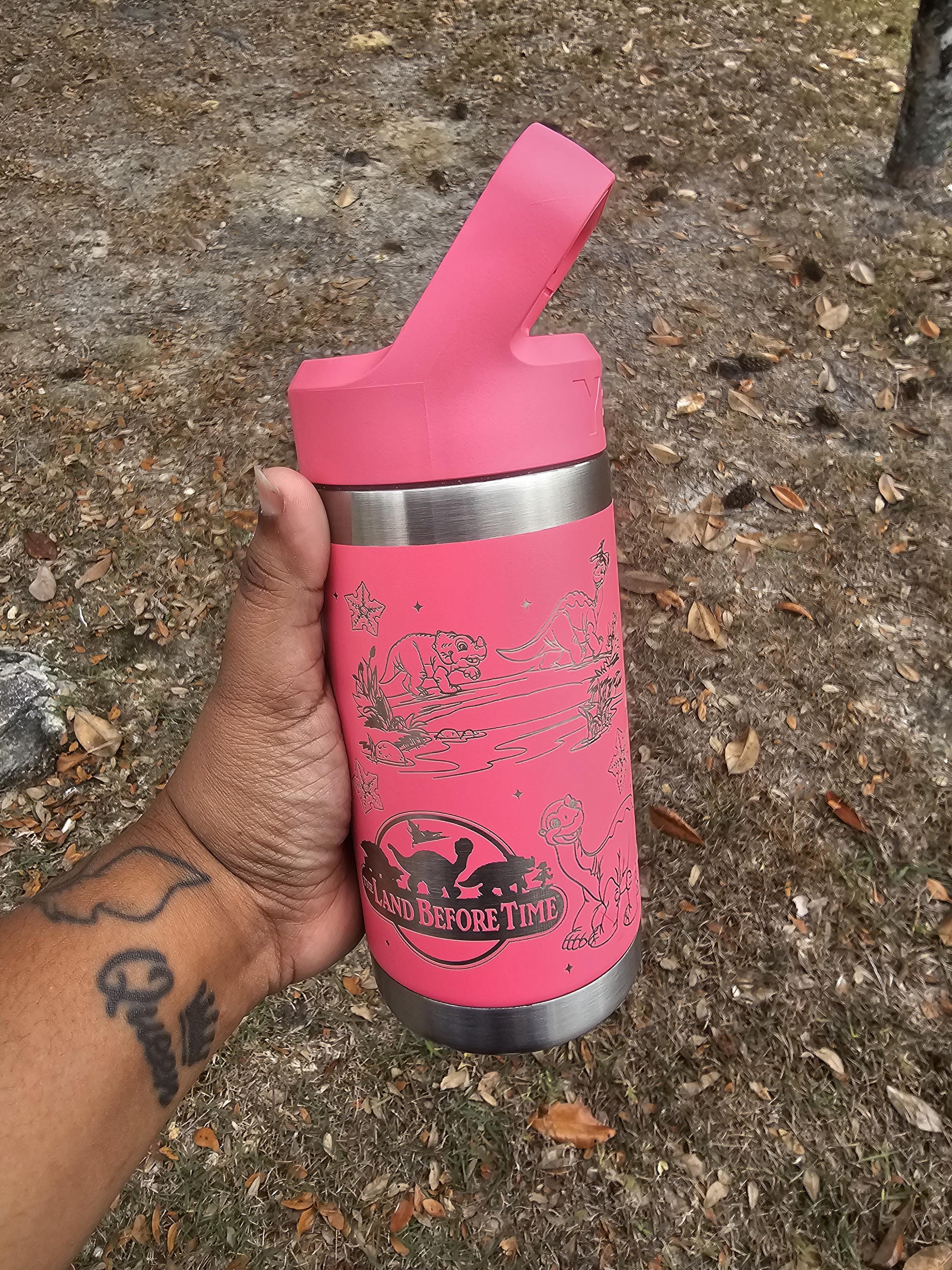 Dinosaur Children Laser Engraved Tumbler