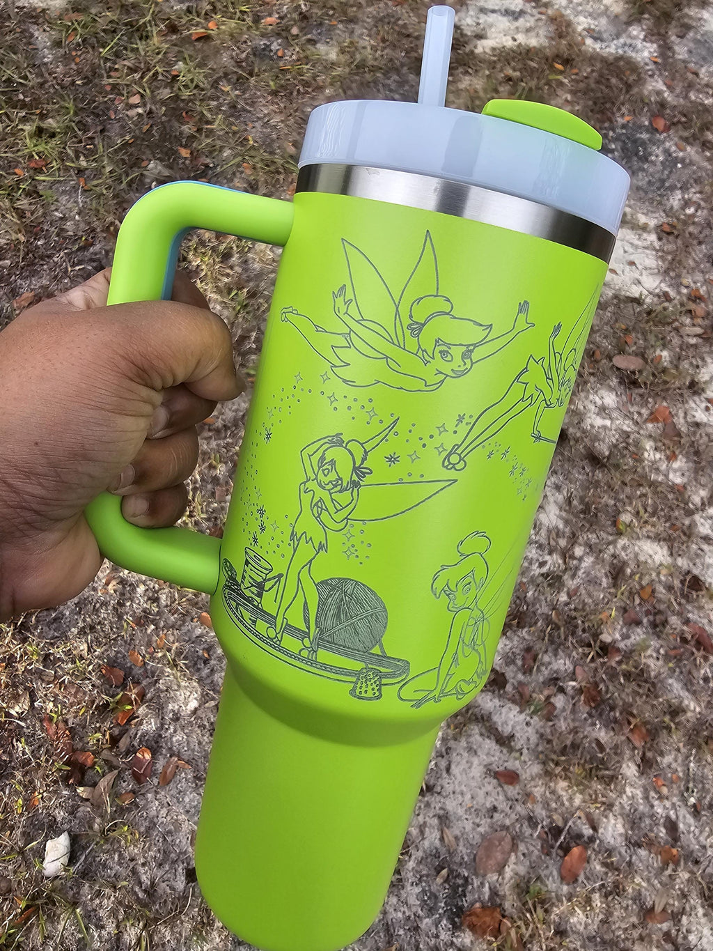 Fairy Laser Engraved Stanley Tumbler