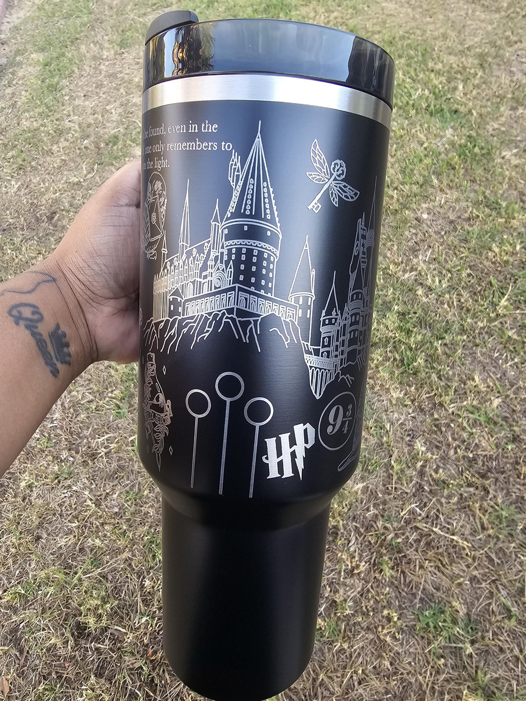 Wizard Laser Engraved Stanley Tumbler