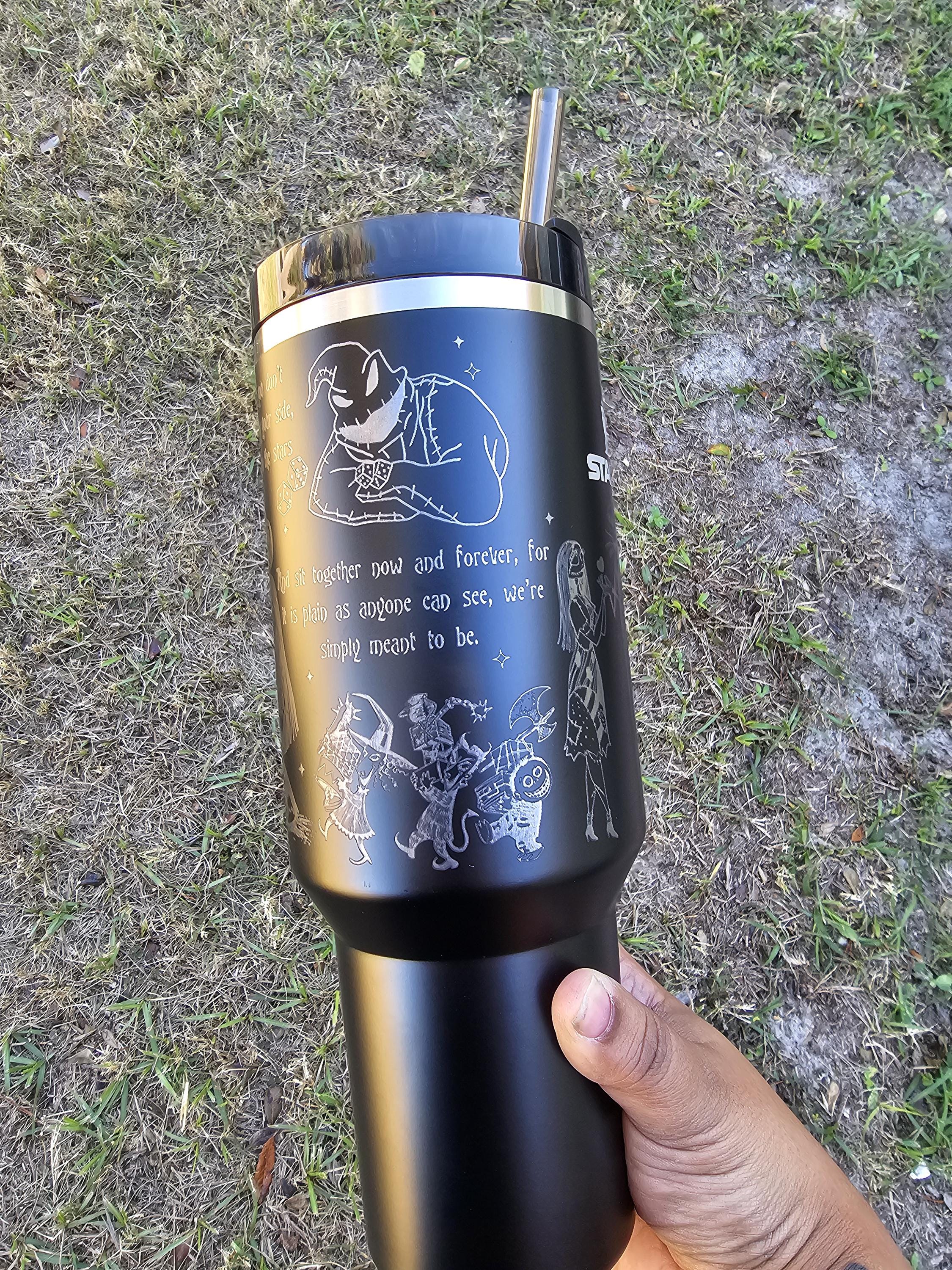 Pumpkin King Laser Engraved Stanley