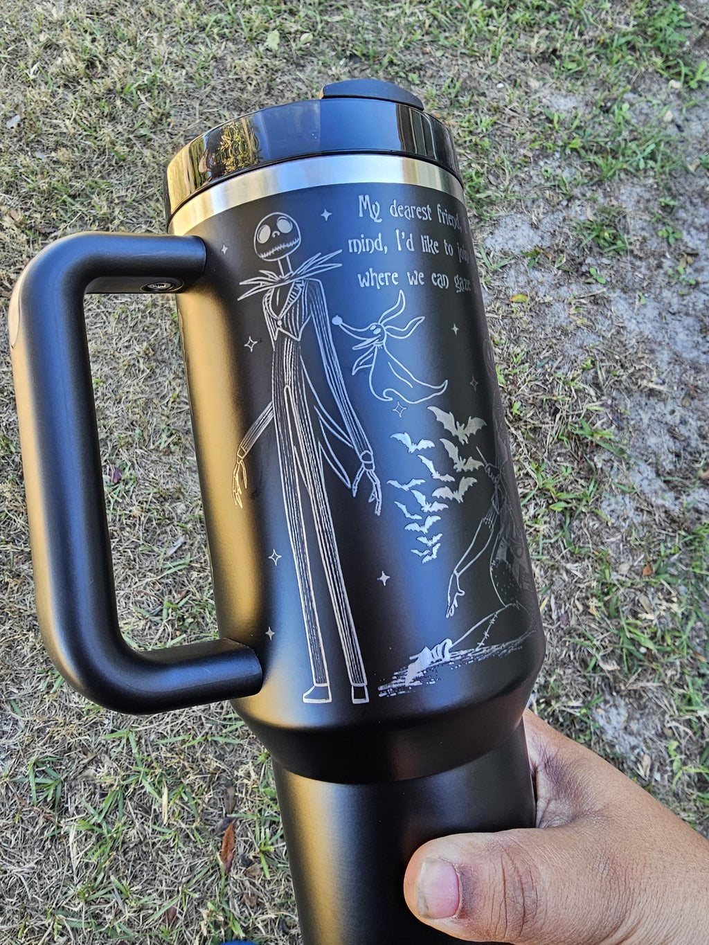 Pumpkin King Laser Engraved Stanley