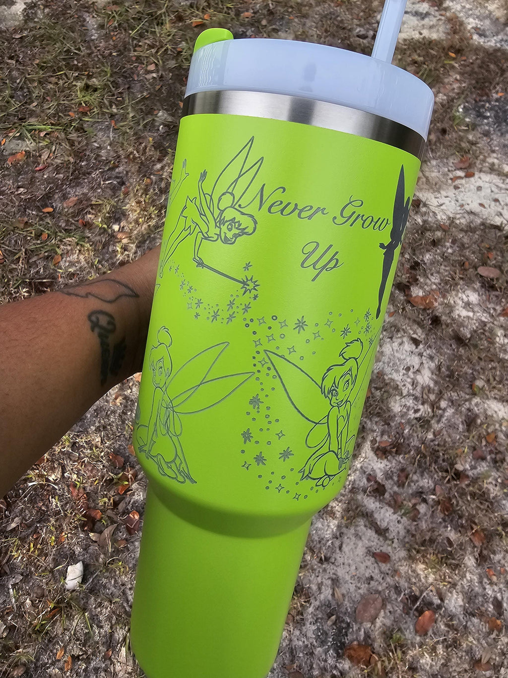 Fairy Laser Engraved Stanley Tumbler