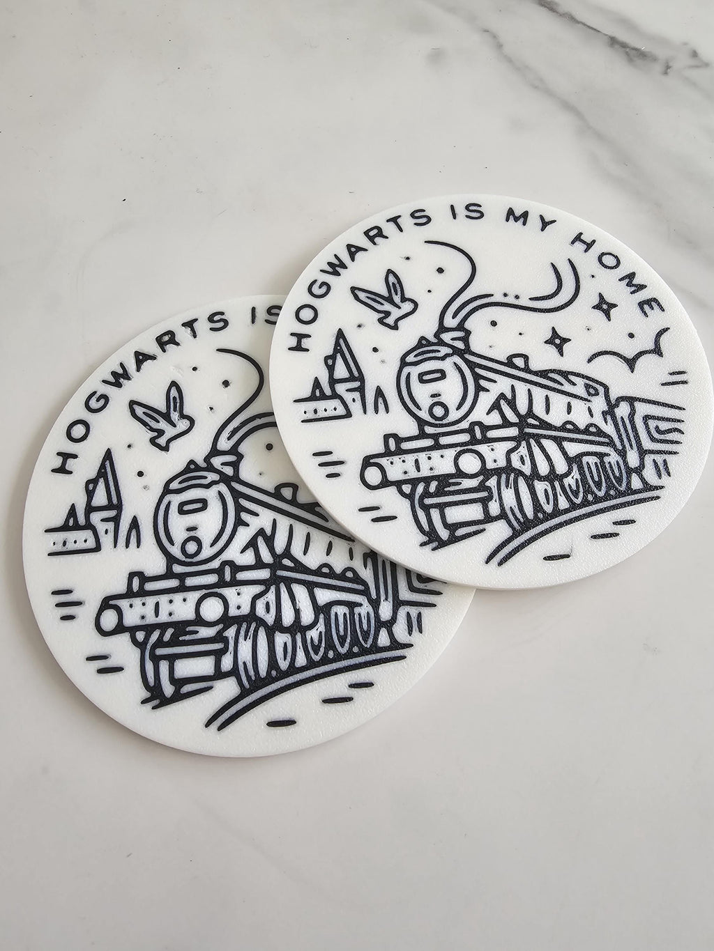 Wizard Train 3D Printed Coasters