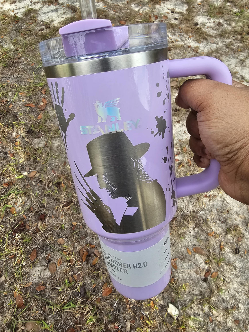 Horror Laser Engraved Stanley Tumbler