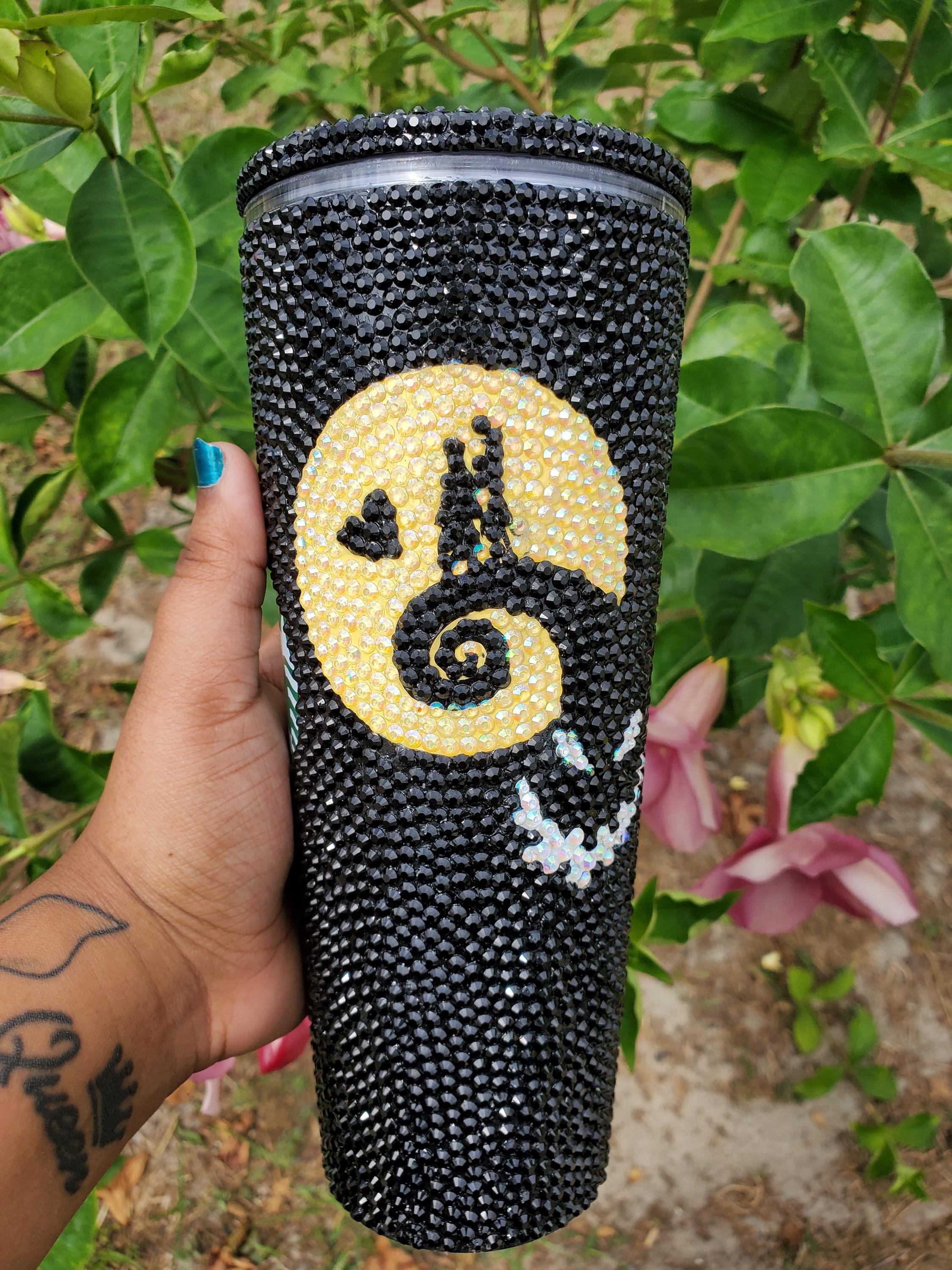 Pumpkin King Rhinestone Tumbler