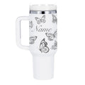 Butterfly Laser Engraved Unbranded Tumbler