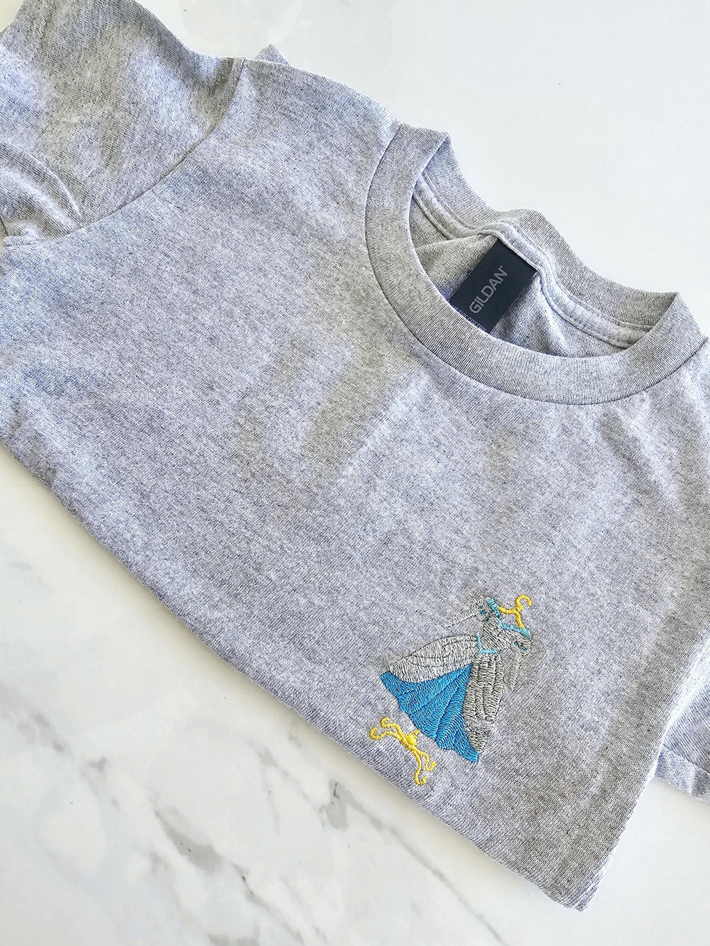 Mermaid Dress Embroidered T-Shirt