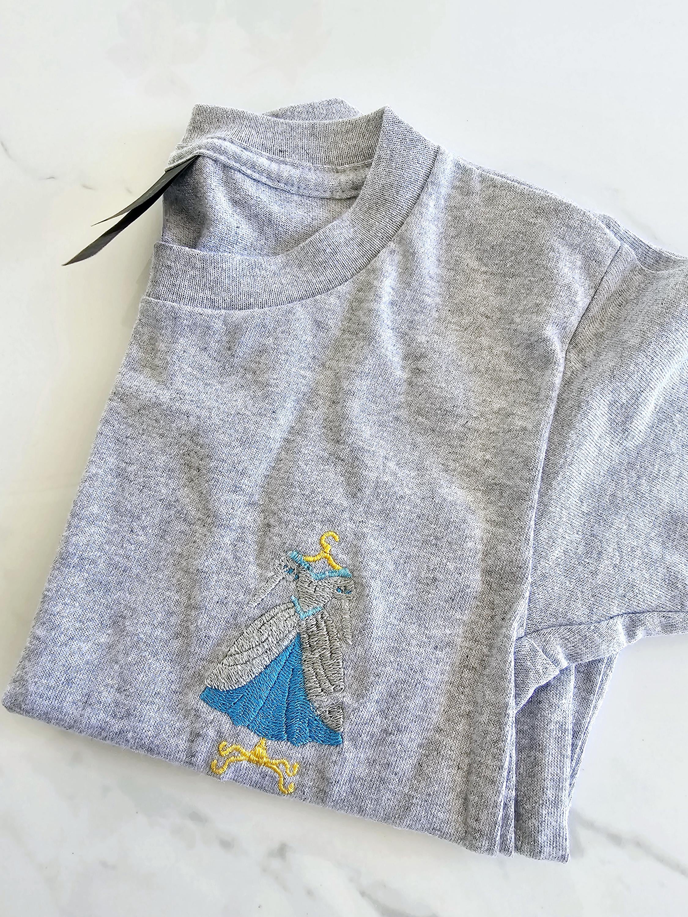 Mermaid Dress Embroidered T-Shirt