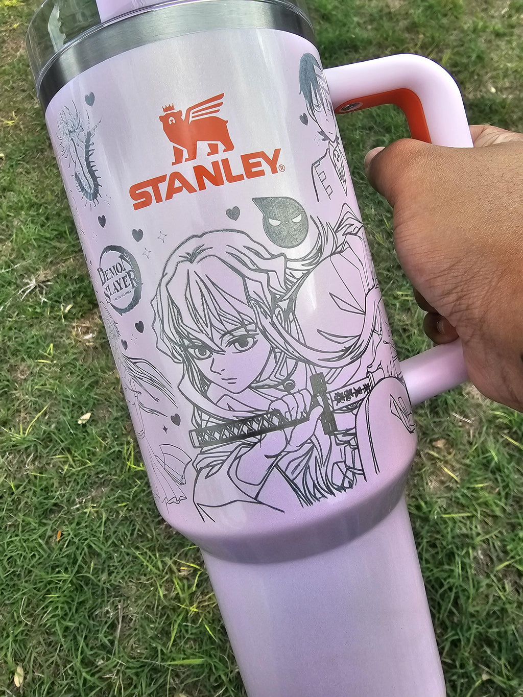 Anime Laser Engraved Stanley Tumbler