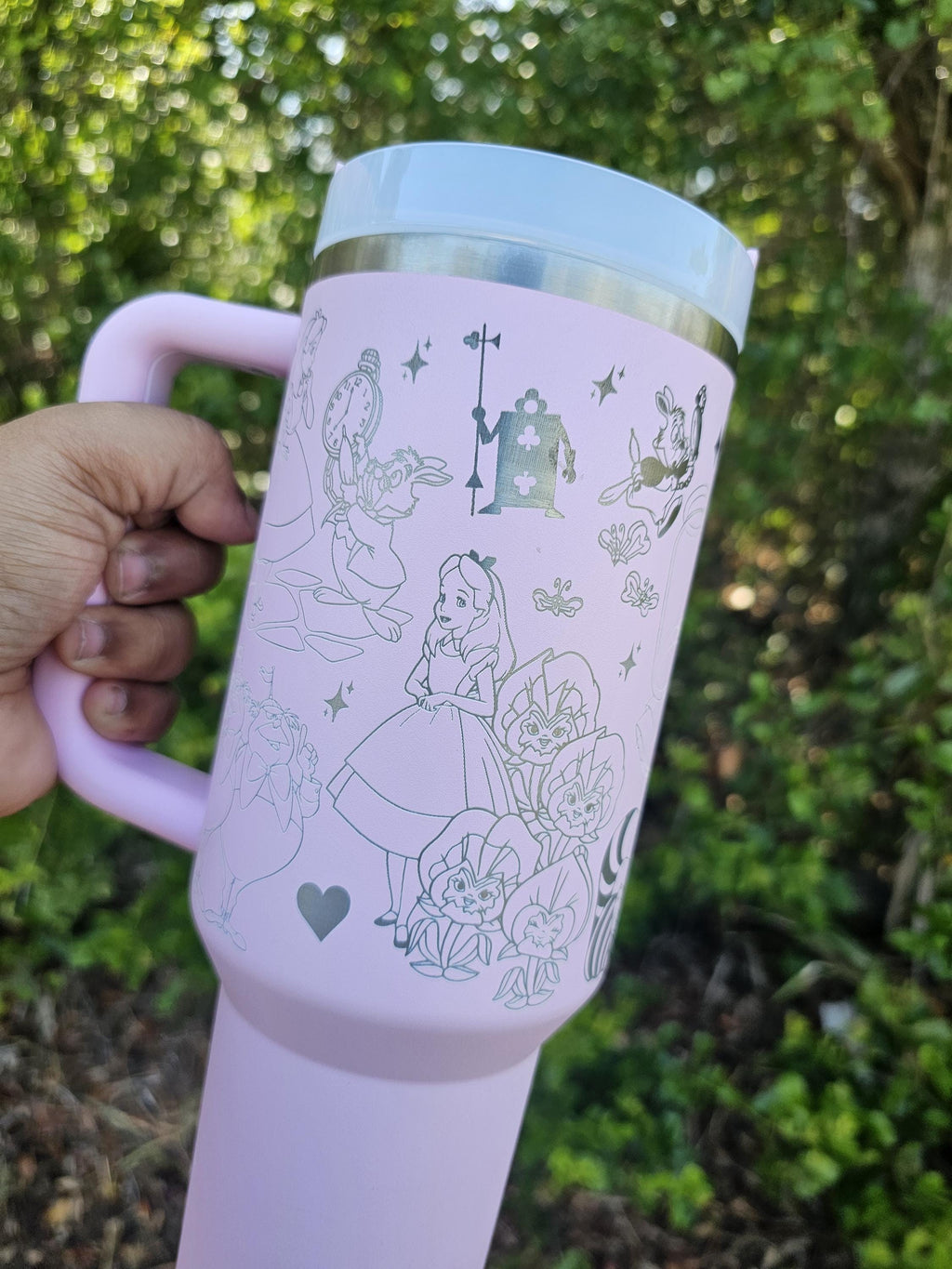 Wonderland Stanley Engraved Tumbler