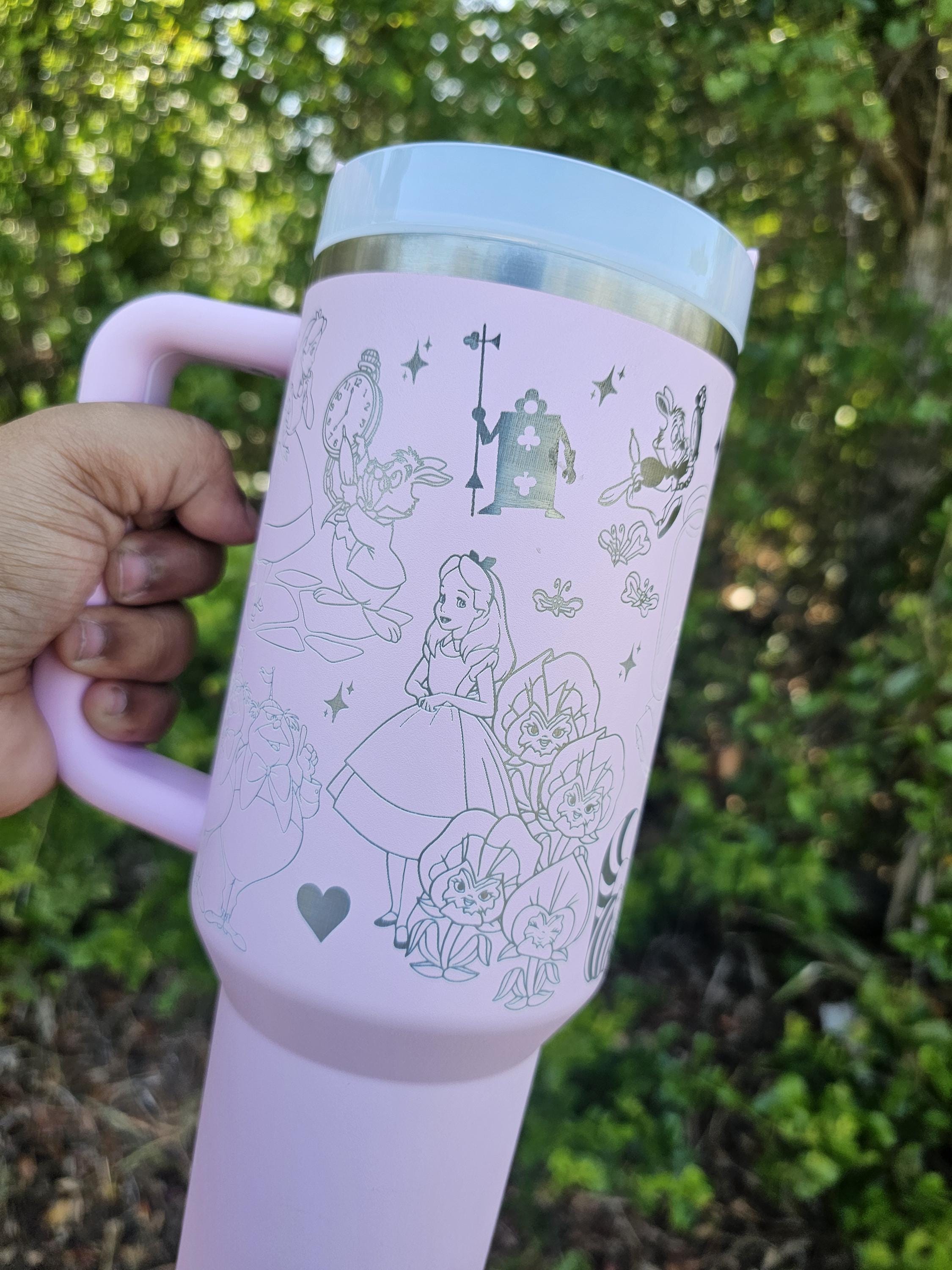 Wonderland Stanley Engraved Tumbler