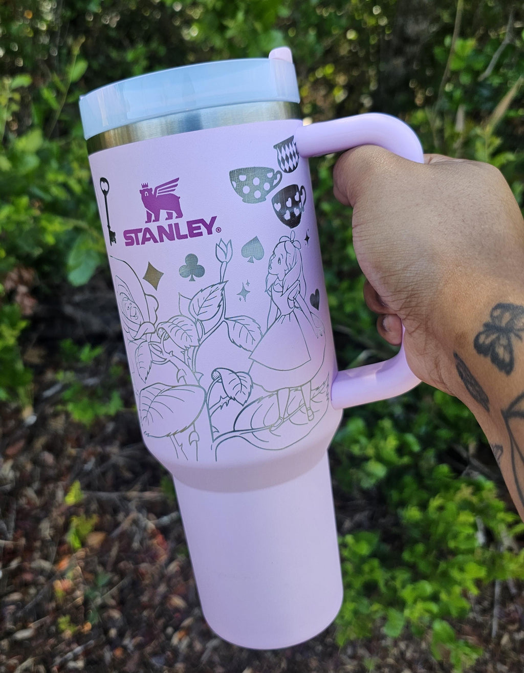 Wonderland Stanley Engraved Tumbler