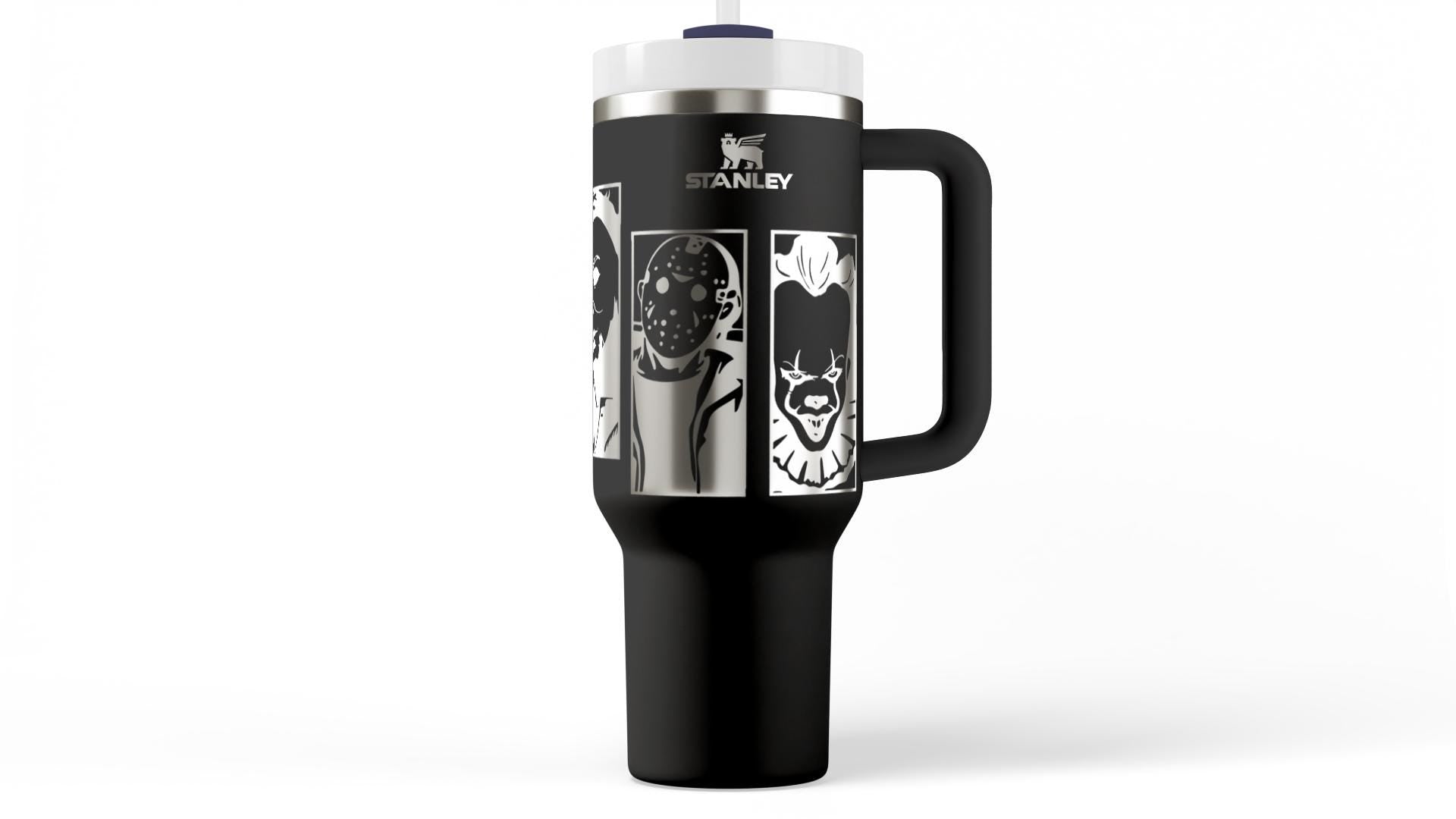 Horror Cute Stanley Engraved Tumbler